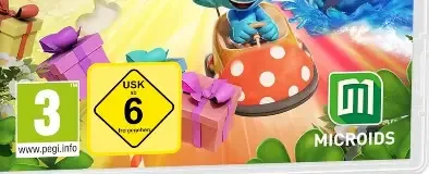The Smurfs: Village Party, the USK square on its front