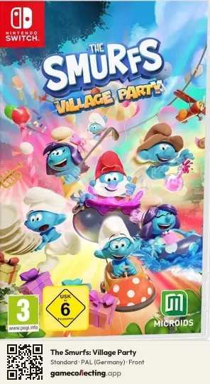 The Smurfs: Village Party Nintendo Switch, Germany box front