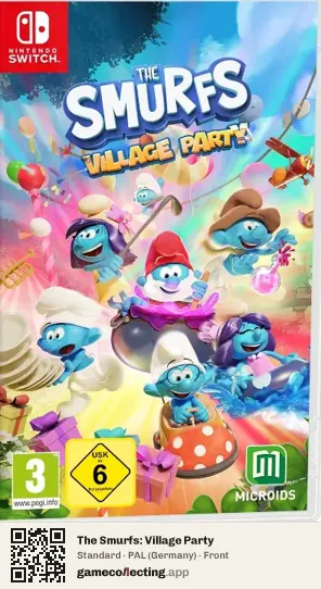 The Smurfs: Village Party Nintendo Switch, Germany box front