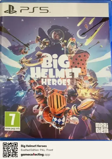 Big Helmet Heroes PlayStation 5, PAL box front