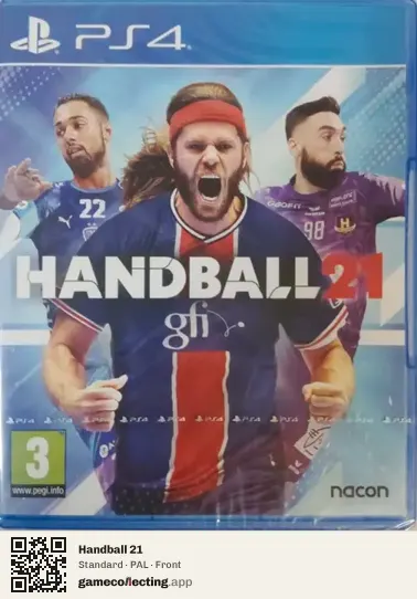 Handball 21 PlayStation 4, PAL box front