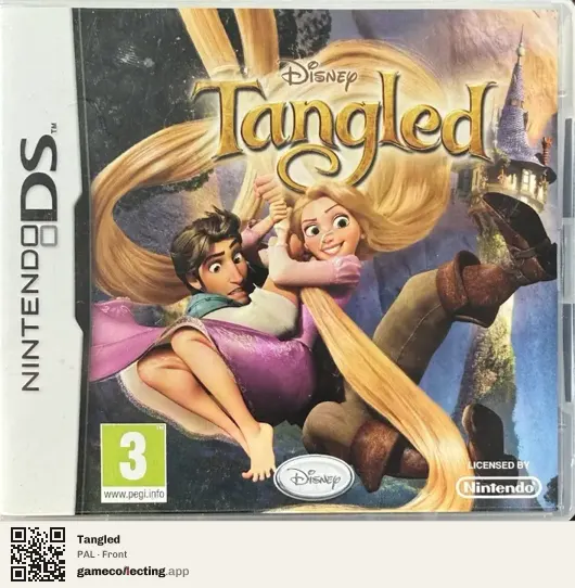 Tangled Nintendo DS, PAL box front