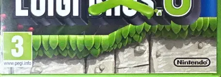 New Super Luigi U, the PEGI square on its front