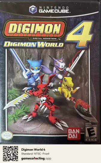 Digimon World 4 Nintendo GameCube, NTSC box front