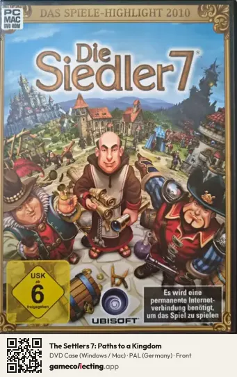 The Settlers 7: Paths to a Kingdom Computer, Germany box front