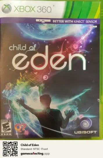 Child of Eden Xbox 360, NTSC box front