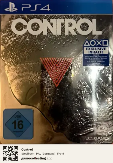 Control PlayStation 4, Germany box front