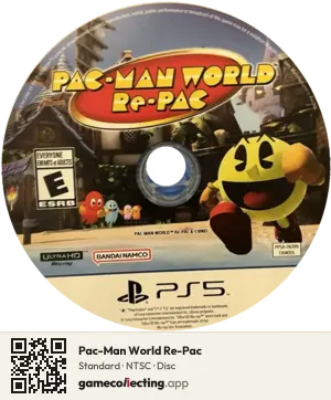 Pac-Man World Re-Pac PlayStation 5, NTSC disc
