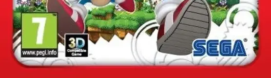 Sonic Generations, the PEGI square on its front