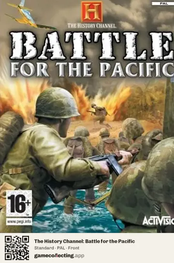 The History Channel: Battle for the Pacific PlayStation 2, PAL box front