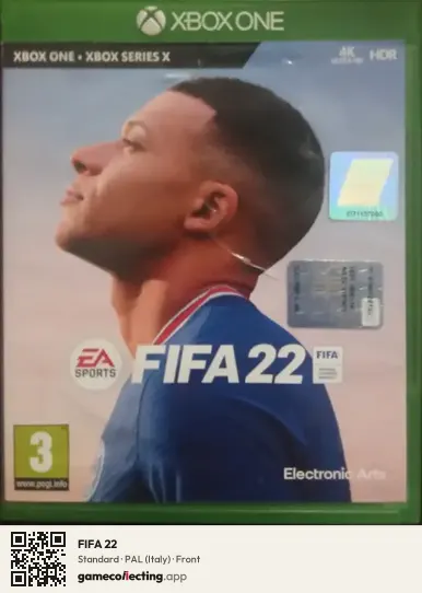 FIFA 22 Xbox One, Italy box front