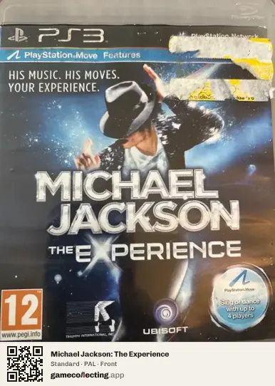 Michael Jackson: The Experience PlayStation 3, PAL box front