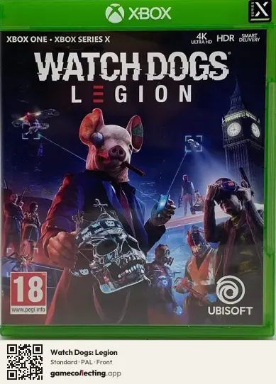 Watch Dogs: Legion Xbox One, PAL box front
