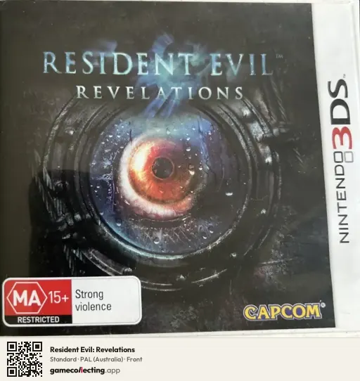 Resident Evil: Revelations Nintendo 3DS, Australia box front