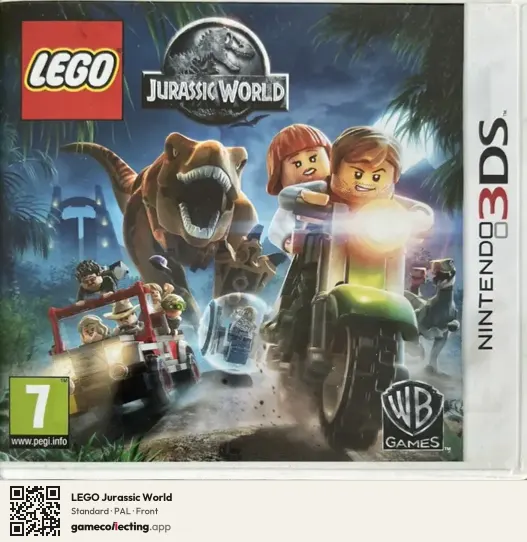 LEGO Jurassic World Nintendo 3DS, PAL box front