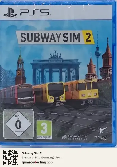 Subway Sim 2 PlayStation 5, Germany box front