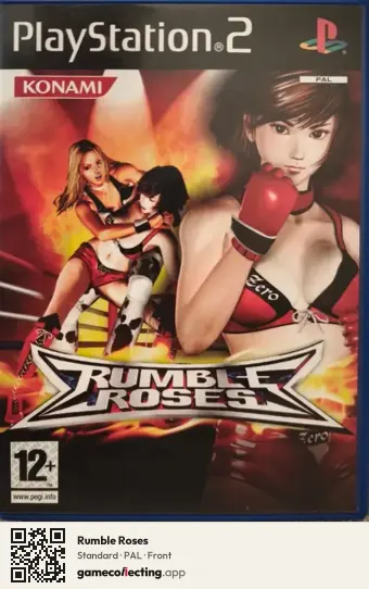 Rumble Roses PlayStation 2, PAL box front
