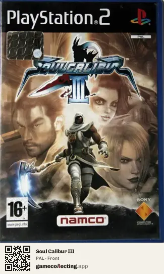 Soul Calibur III PlayStation 2, PAL box front