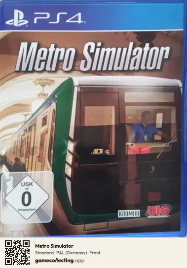 Metro Simulator PlayStation 4, Germany box front