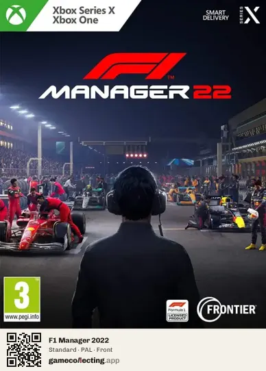 F1 Manager 2022 Xbox Series X, PAL box front