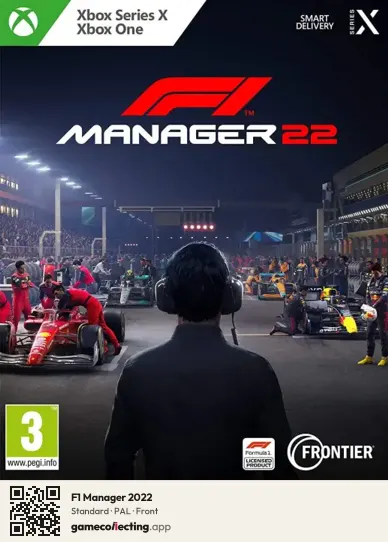 F1 Manager 2022 Xbox Series X, PAL box front