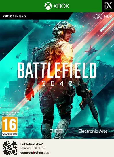 Battlefield 2042 Xbox Series X, PAL box front