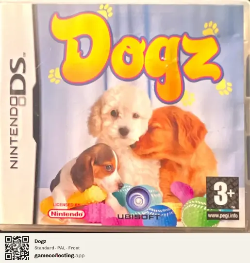 Dogz Nintendo DS, PAL box front