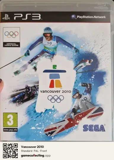Vancouver 2010 PlayStation 3, PAL box front