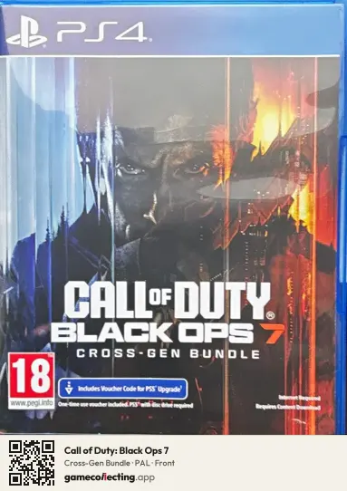Call of Duty: Black Ops 7 PlayStation 4, PAL box front