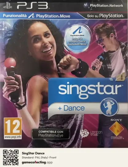 SingStar Dance PlayStation 3, Italy box front