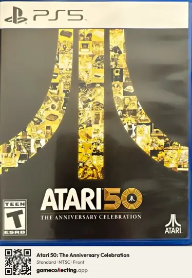 Atari 50: The Anniversary Celebration PlayStation 5, NTSC box front