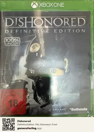 Dishonored Xbox One, Germany box front