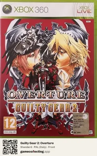 Guilty Gear 2: Overture Xbox 360, Italy box front