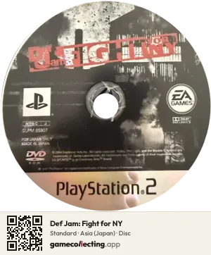 Def Jam: Fight for NY PlayStation 2, Asia disc