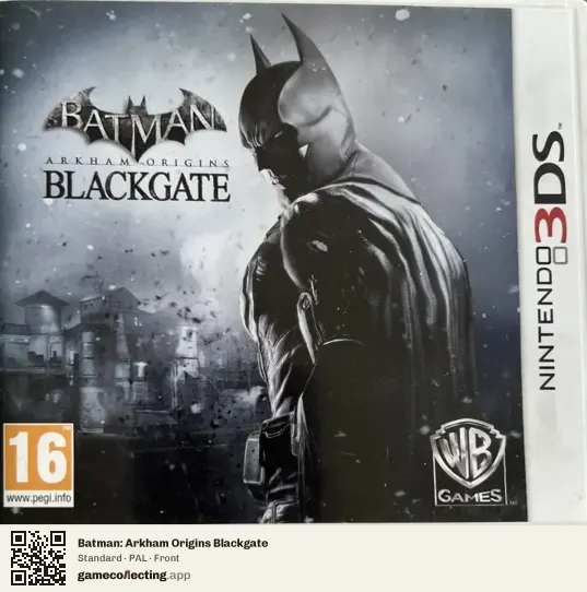 Batman: Arkham Origins Blackgate Nintendo 3DS, PAL box front