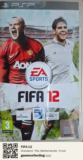 FIFA 12 PlayStation Portable, Netherlands box front