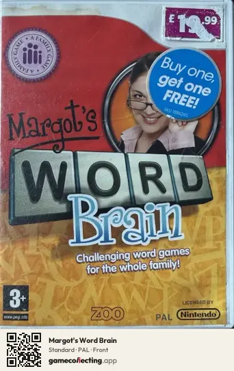 Margot's Word Brain Nintendo Wii, PAL box front
