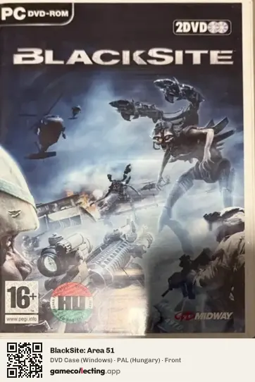 BlackSite: Area 51 Computer, Hungary box front