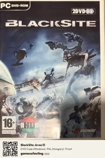 BlackSite: Area 51 Computer, Hungary box front