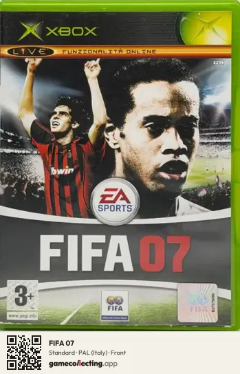 FIFA 07 Xbox, Italy box front