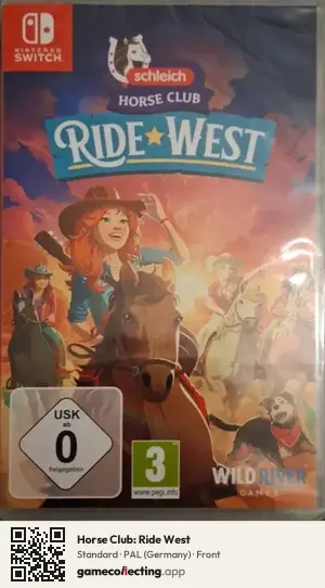 Horse Club: Ride West Nintendo Switch, Germany box front