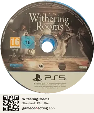 Withering Rooms PlayStation 5, PAL disc