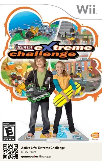 Active Life: Extreme Challenge Nintendo Wii, NTSC box front