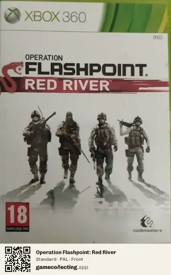 Operation Flashpoint: Red River Xbox 360, PAL box front