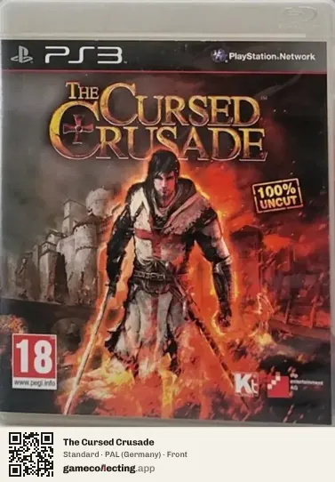 The Cursed Crusade PlayStation 3, Germany box front