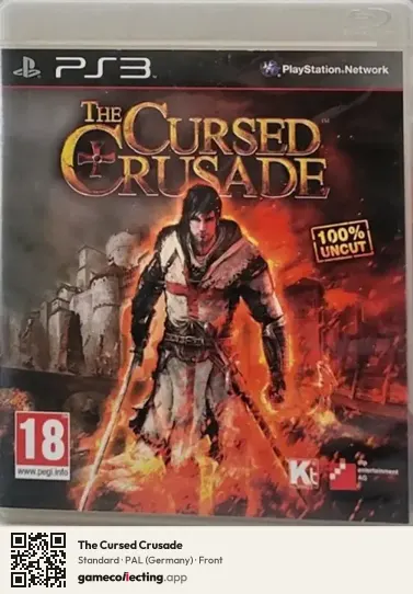 The Cursed Crusade PlayStation 3, Germany box front