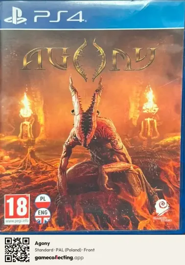 Agony PlayStation 4, Poland box front