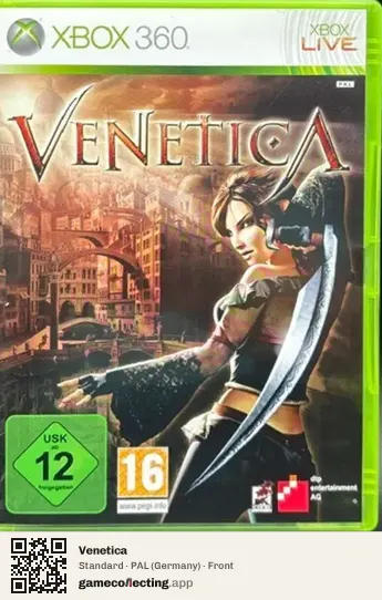 Venetica Xbox 360, Germany box front