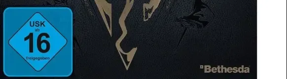 The Elder Scrolls V: Skyrim, the USK square on its front
