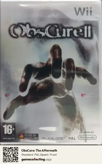 ObsCure: The Aftermath Nintendo Wii, Spain box front